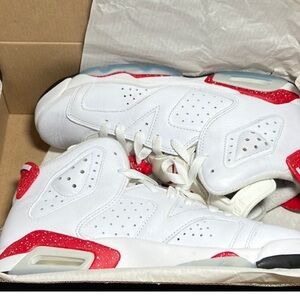 🏀♥️💫Air Jordan 6 Red Oreo Style#384665-162